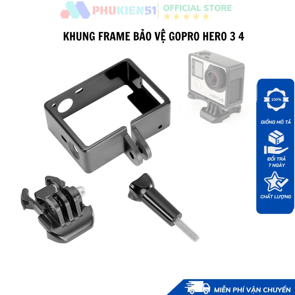 Khung Frame bảo vệ cam hành trình GoPro Hero 4 3+ 3 khung nhựa bảo vệ