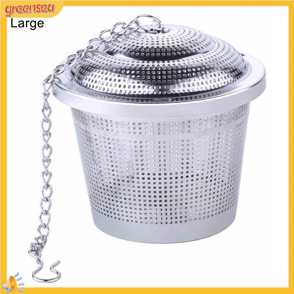 Hoa Tai Dáng Dài Màu Xanh Lá Cây Thời Trang| Dụng Cụ Lọc Trà Bằng Thép Không Gỉ