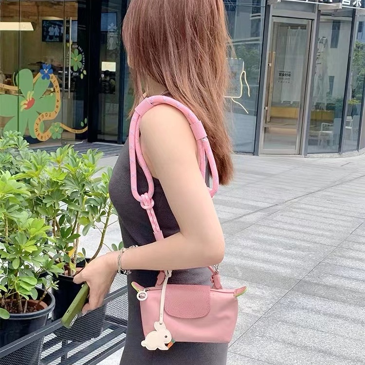 Dây đeo chuyển đổi túi mới 100cm cho túi mini punch-free dài da thật dây đeo chéo vai túi phụ kiện dây đeo vai miễn phí
