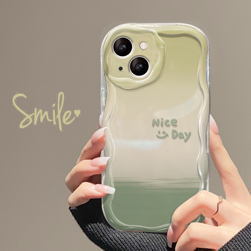 Thích hợp cho iphone 11 12 pro max x xr xs max se 7 plus 8 plus iphone 13 pro max iphone 14 pro max smile happy day expressing mood phone case đơn giản