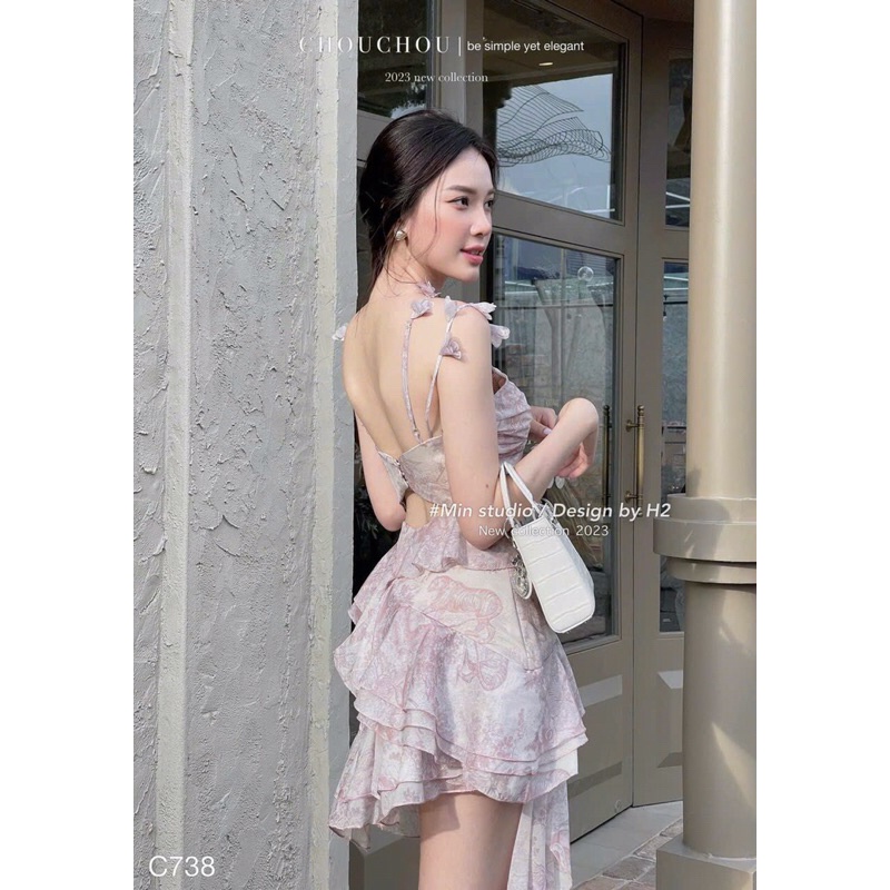 Váy tơ bèo tiểu thư