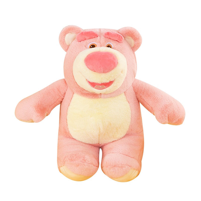 Búp bê gấu dâu hồng quà tặng sinh nhật búp bê hoạt hình dễ thương