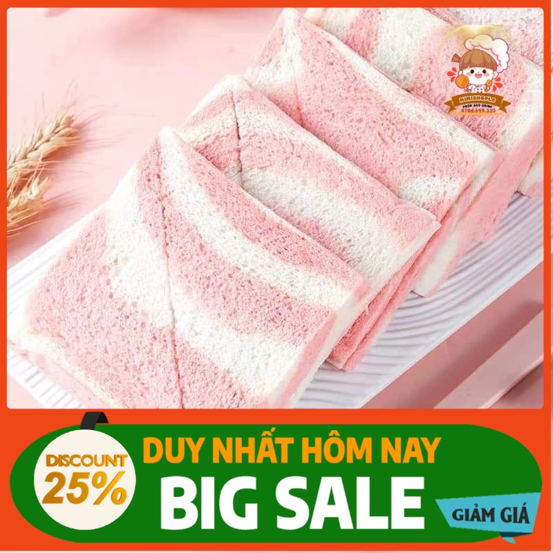 Bánh mì Sanwich vị Dâu Tây - Khoai Môn - Pho Mai -Bơ Nướng siêu hot hộp bánh mềm mịn thơm béo