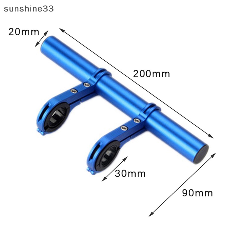 Su 20cm tay lái xe đạp có thể tháo rời đèn pha xe đạp mở rộng thanh giá đỡ máy tính giá đỡ đèn n