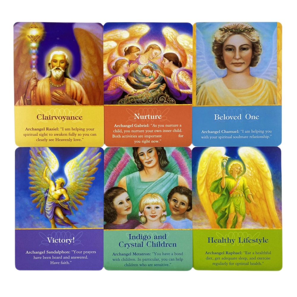 Bộ Bài tarot Vàng Thiên Thần oracle Phiên Bản Tiếng Anh