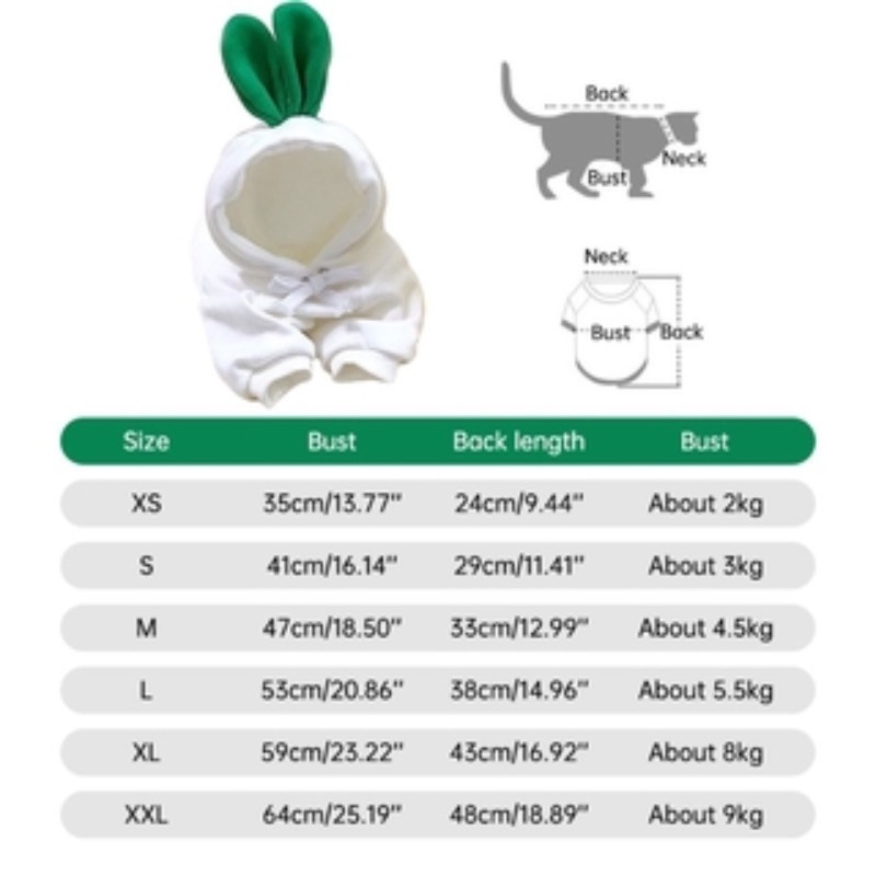 Hoodie cho chó / mèo / mèo con / quần áo mùa đông / quần áo cho chó