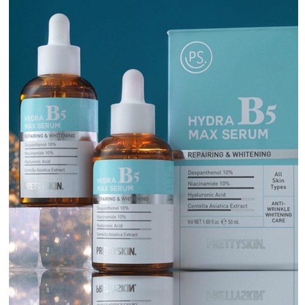 Serum B5 Pretty Skin Hydra Max Tinh Chất Phục Hồi Và Dưỡng Trắng Da 50ml