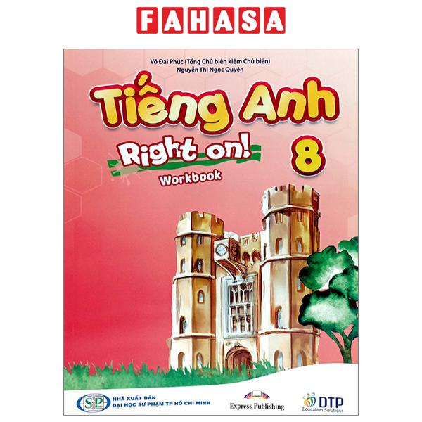 Sách Tiếng Anh 8 Right On - Workbook (2023)