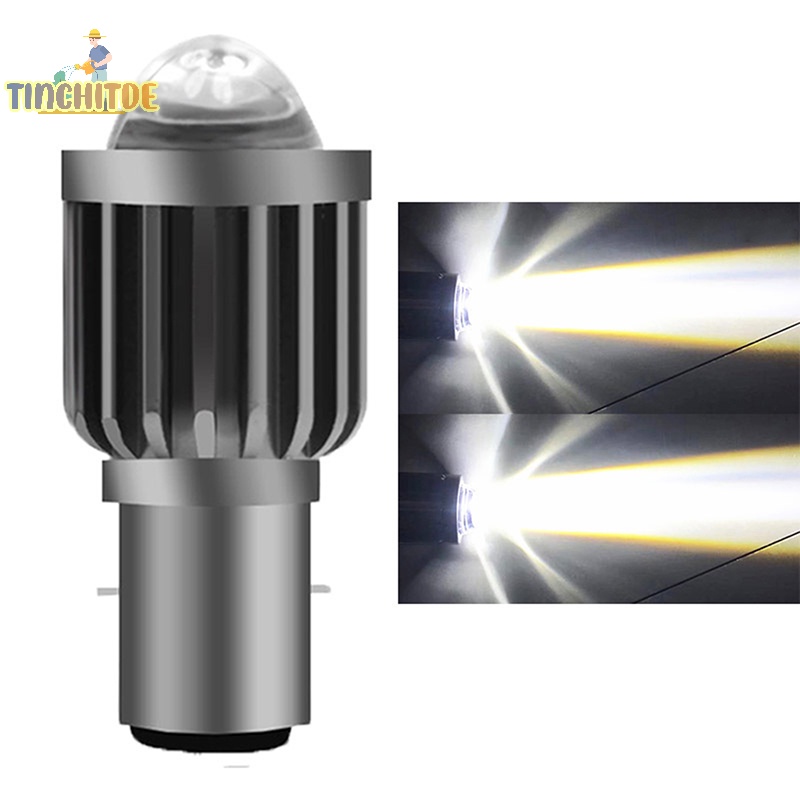 H4 led h6 ba20d led bóng đèn pha xe máy csp trắng vàng hi lo đèn