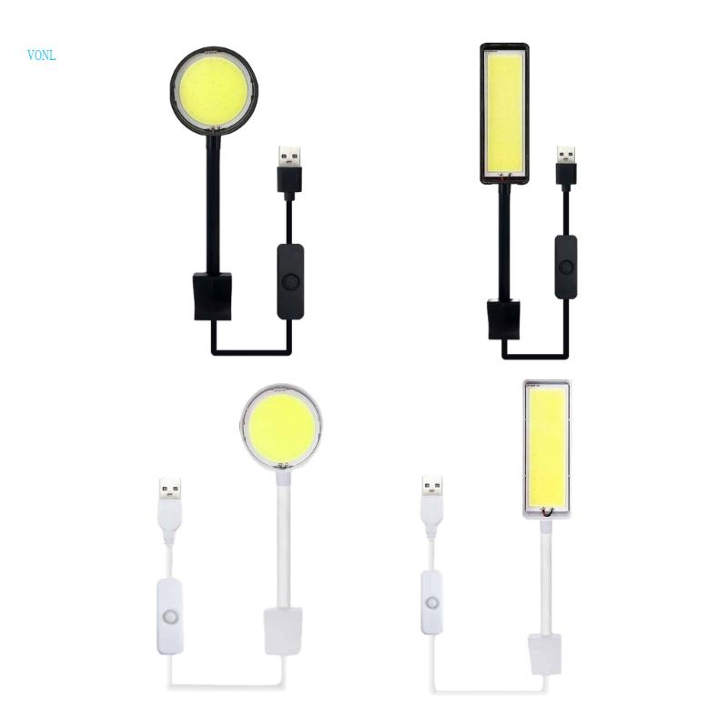 Vonl bể cá ánh sáng cho nhà máy nước mặn trồng cây biển clip-on ống có thể điều chỉnh bể cá đèn led 6 4w