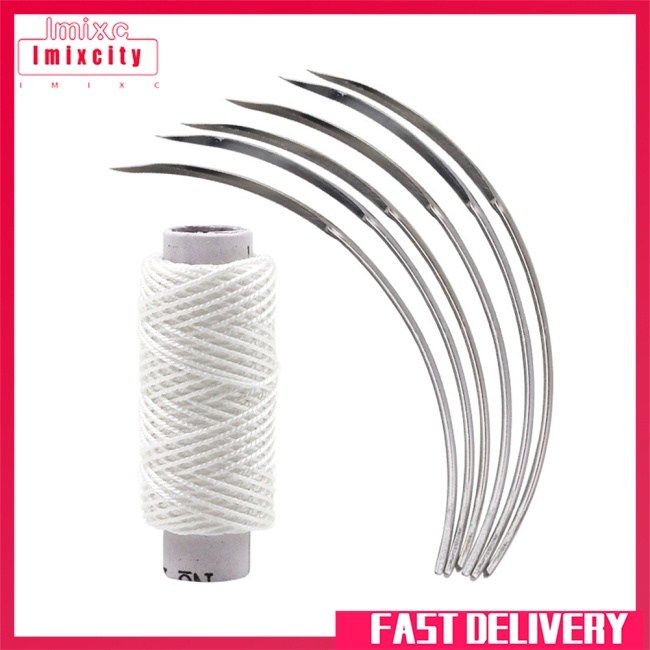 Imixcity pet khâu kim chỉ khâu bằng thép không gỉ độ cứng cao thú y đặc biệt cho gia súc cừu lợn