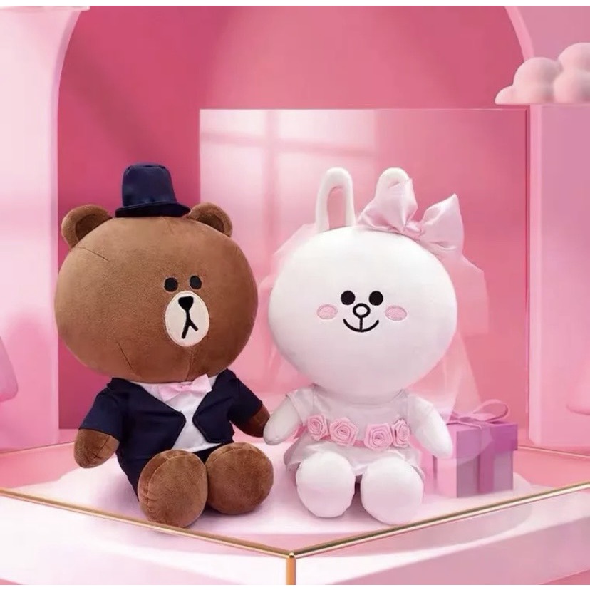 Cặp Gấu bông Brown Cony cô dâu chú rể