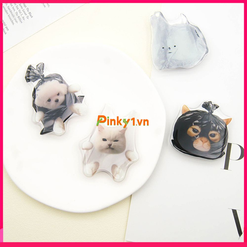 1 cái phim hoạt hình con chó dễ thương hình mèo điện thoại di động giá đỡ túi khí giá đỡ điện thoại
