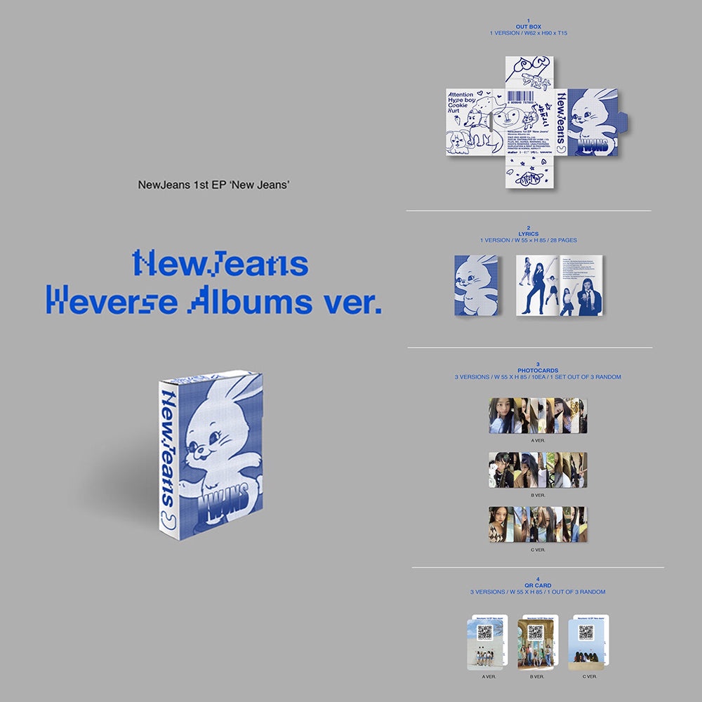 Newjeans - album ep 1  weverse albums ver.