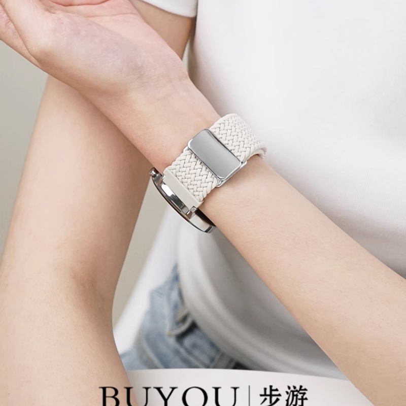 Thích hợp cho samsung galaxy watch 6 4 4 43mm 47mm 40mm 44mm dây đeo nylon dệt thích hợp cho hoạt động 2 3 dây đeo dệt thoáng khí mùa hè