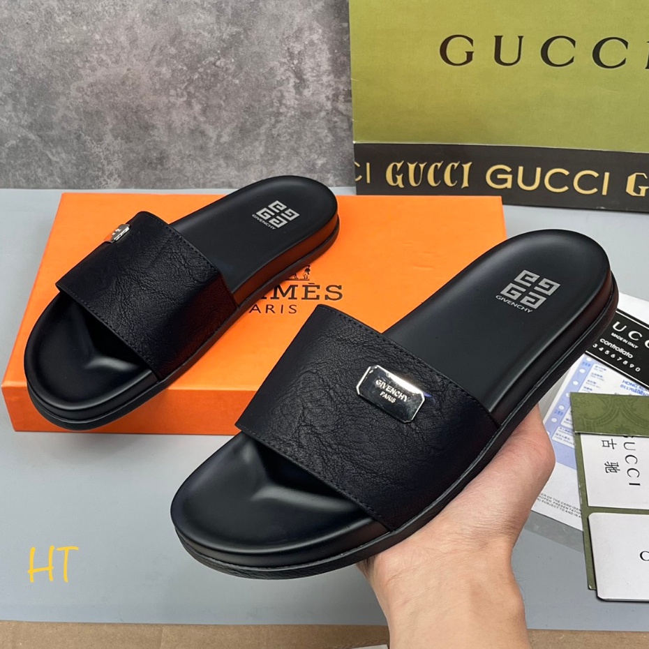 Dép Da Nam Hot Nhất Dép Nam Quai Ngang Thời Trang Bản Mới Xướng DL02  Hàng Full Hộp Bill