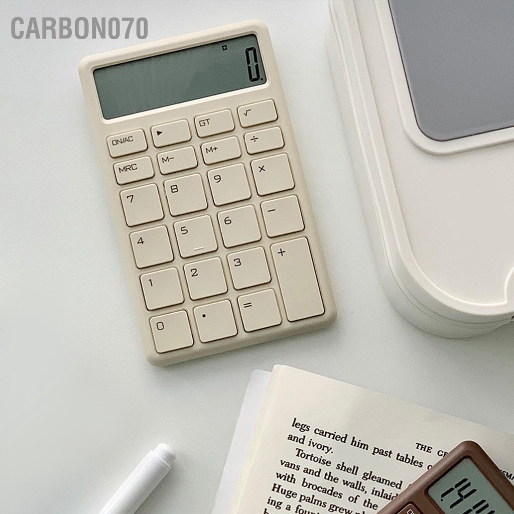 Máy Tính Mini Bỏ Túi Dễ Thương Màn hình LCD yên tĩnh Chống trượt cầm tay cho cửa hàng văn phòng tại nhà