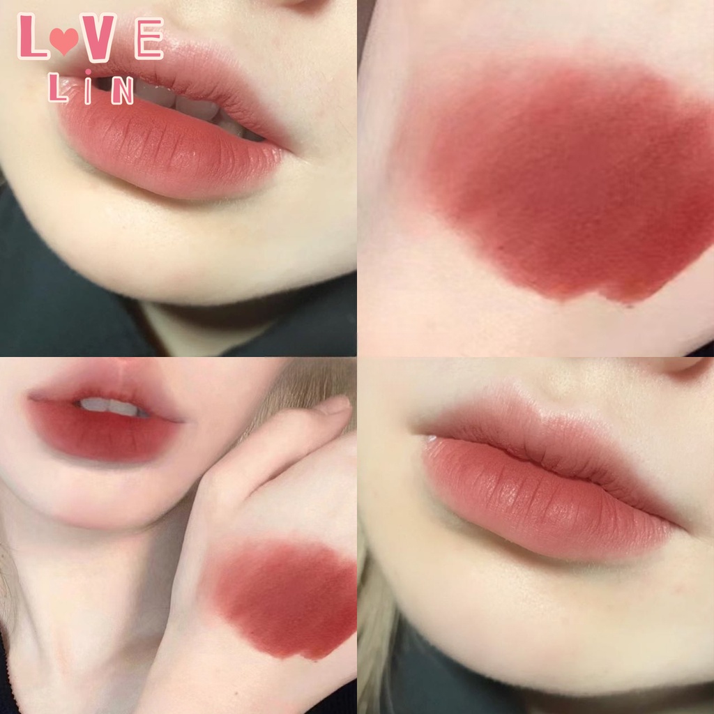 Gấu ge ge ge gấu dễ thương thỏ nhung bùn sương mù mặt nhung mờ không chạm cốc không phai môi