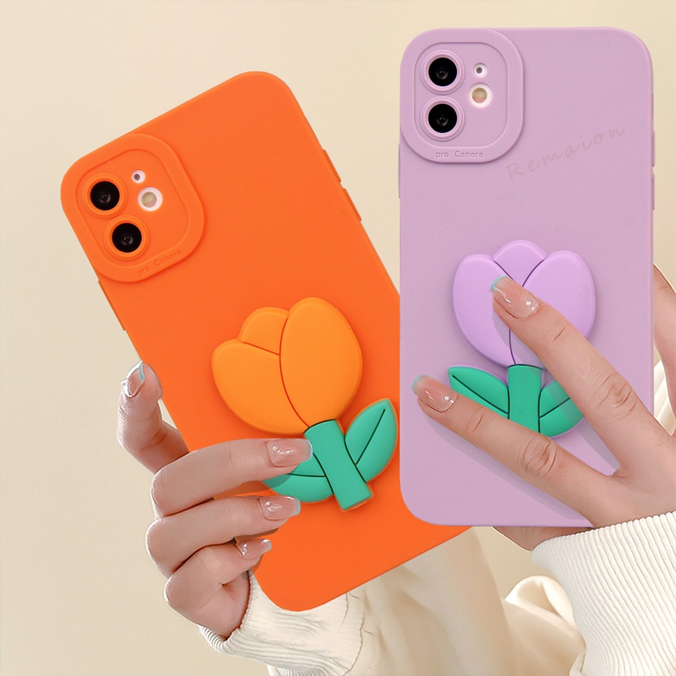 Vỏ hoa cho iphone x xr xs max 11 12 13 14 pro max plus mini 6 s 7 8 plus se 2020 11pro 12pro 13pro ốp lưng điện thoại silicone dễ thương bảo vệ hoạt hình 3d dễ thương bìa mềm