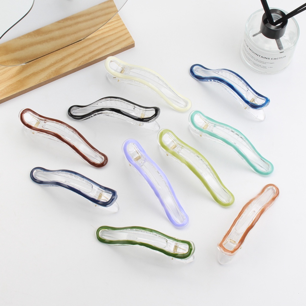 Kẹp Tóc acrylic Màu Nước Ngọt Ngào Xinh Xắn Thời Trang Cho Nữ