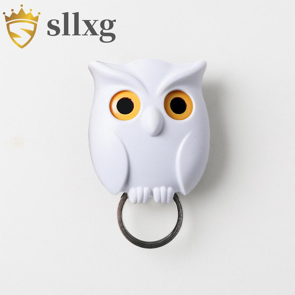 Móc treo nhấp nháy keo dán hình con cú móc chìa khóa sáng tạo cho phòng ngủ nhà bếp