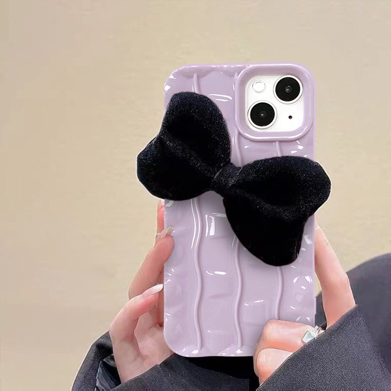 Ốp lưng màu tím khoai môn thơm iphone 14plus 13promax apple xs / 13 autumn / winter xr / 8p soft 6s phone case 11 12 phone protection case