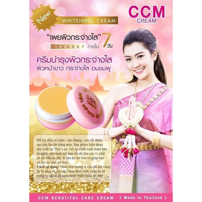 CCM CREAM kem nám tàn nhang Cambodia