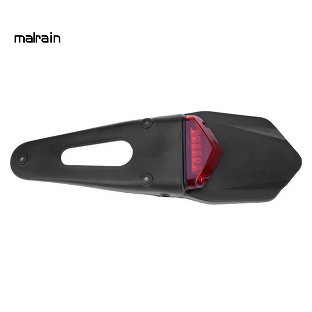 FENDER Tấm Chắn Bùn Gắn Đuôi Xe Mô Tô Có Đèn LED Tiện Dụng