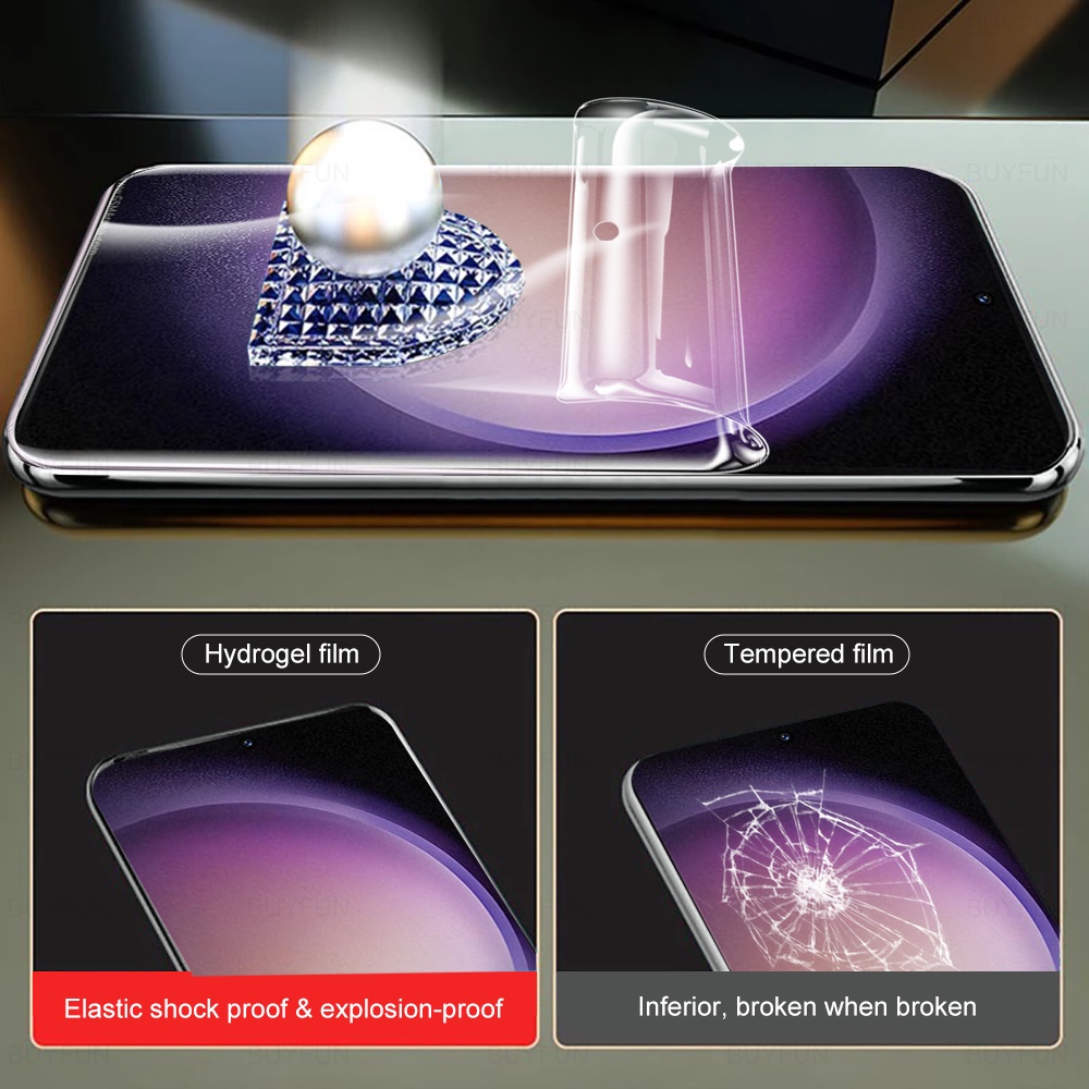 3Pcs Hydrogel Film Soft protective film Screen Protector For Samsung Galaxy S23 Ultra S22 s21 S20 FE S20+ S10 S9 S8 plus