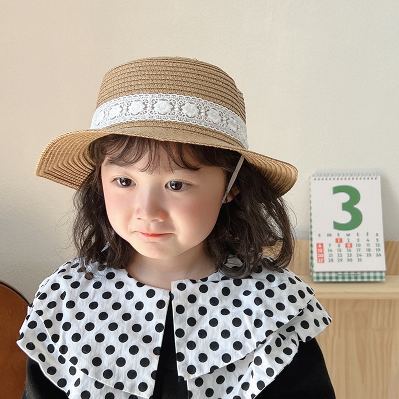 Khung Thành Cho Bé Chất Lượng Cao❤Nón Cối Đi Biển Thời Trang Mùa Hè Cho Bé Gái