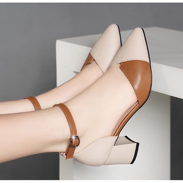 Giày Nữ 5 Phân Phối Màu Da Lên Chân Siêu Đẹp Size 35 - 39 H97