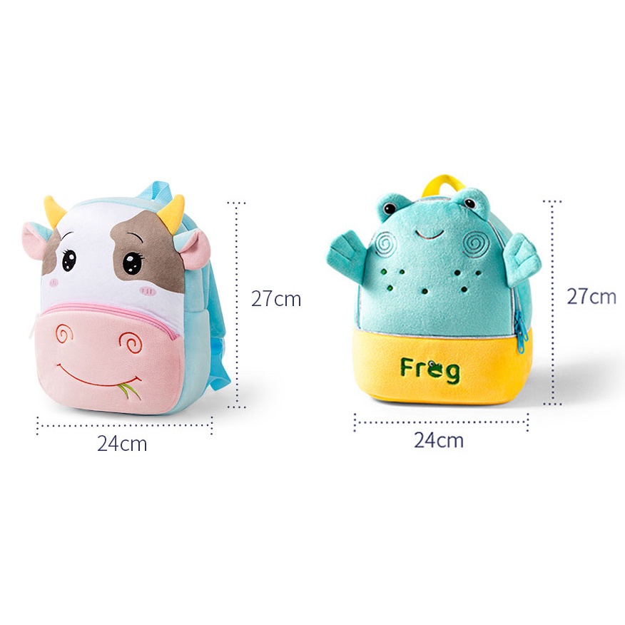 Balo Đi Học Bằng Vải Bông Siêu Nhẹ Hình Kỳ Lân Dễ Thương Dành Cho Trẻ Nhỏ Mẫu Giáo