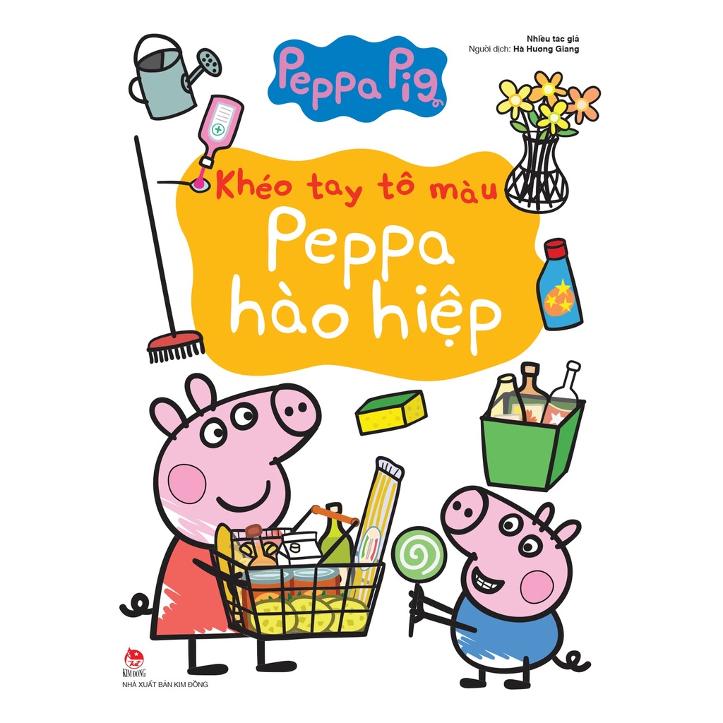 Sách Khéo Tay Tô Màu - Peppa Hào Hiệp