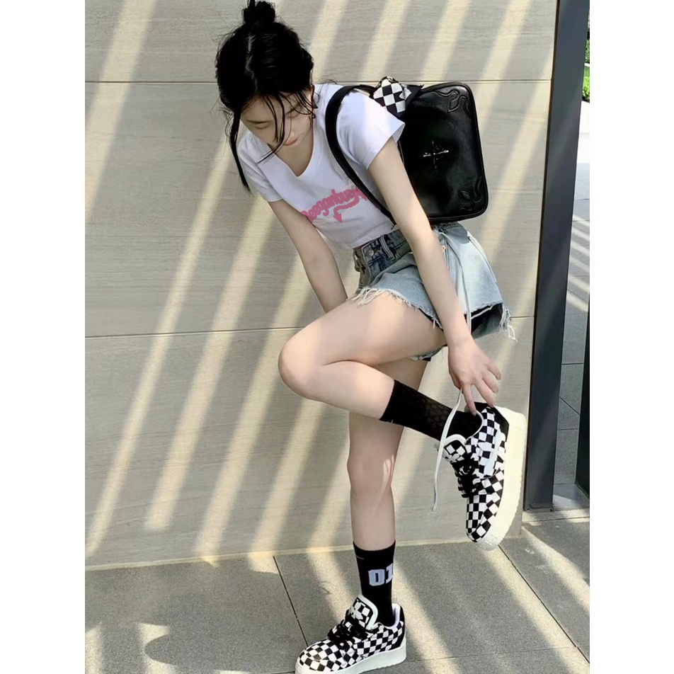 Cocory vn Áo Thun NgắN Tay In HọA TiếT ThờI Trang Cho Nữ