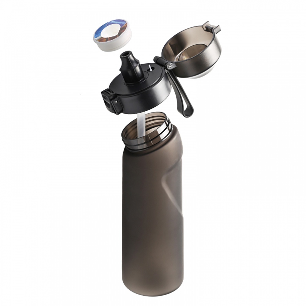 Bình Nước Thể Thao 650ml Bằng Nhựa Có Ống Hút Tiện Dụng