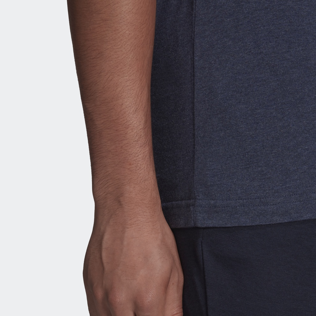 Adidas Phong cách sống Áo Thun Tay Raglan Mélange Essentials Nam Màu xanh da trời HE1797