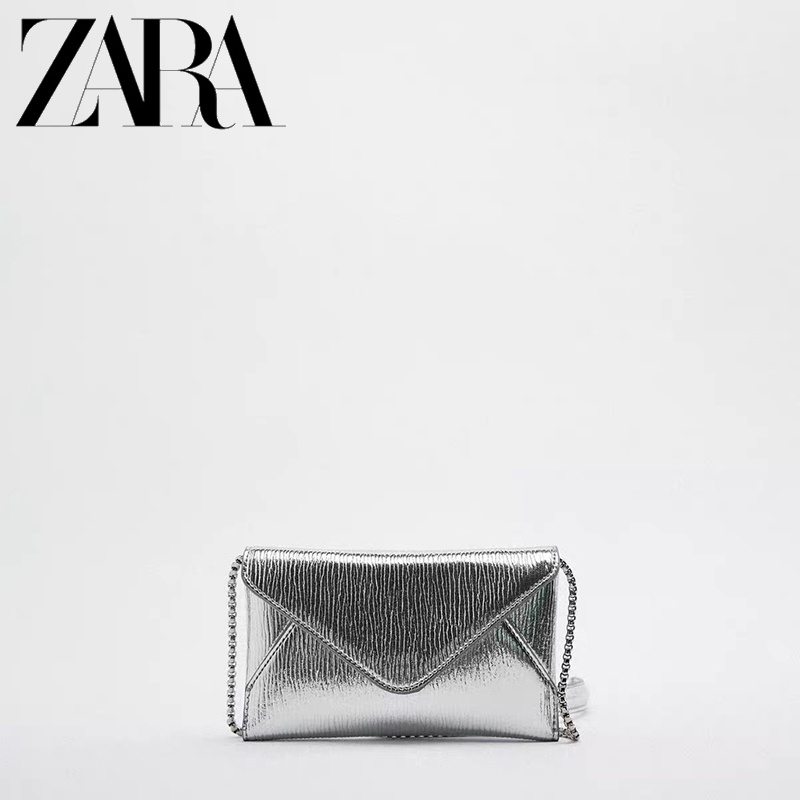 Hàng Mới Về ZARA Túi Xách mini Phối Dây Xích Thời Trang Cho Nữ