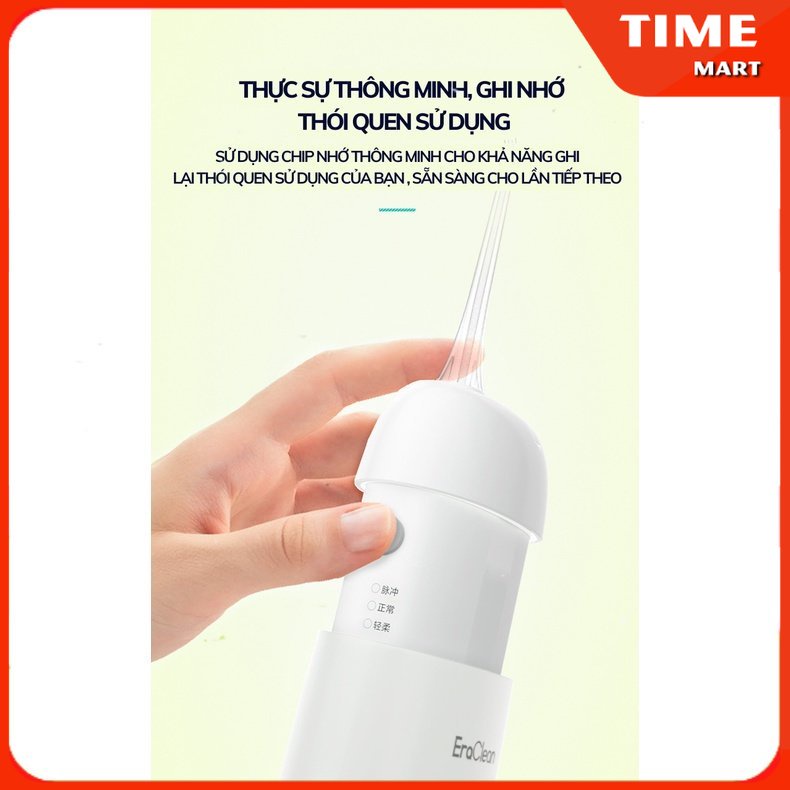[CHÍNH HÃNG] Máy tăm nước mini Xiaomi Enpuly M6 Plus, dung tích 130 ml, pin 1100 Mah, nhỏ gọn di động [TIME_MART]