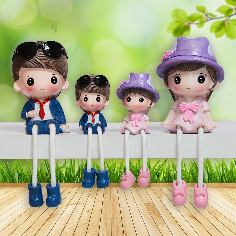 Búp Bê Hoạt Hình Treo Chân Trang Trí Phòng Khách Cho Bé