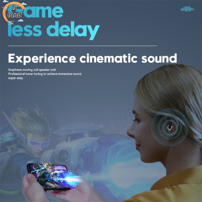 [IS] Tai Nghe Nhét Tai Bluetooth Không Dây Âm Thanh Nổi Màn Hình Kỹ Thuật Số Giảm Tiếng Ồn Chơi Game