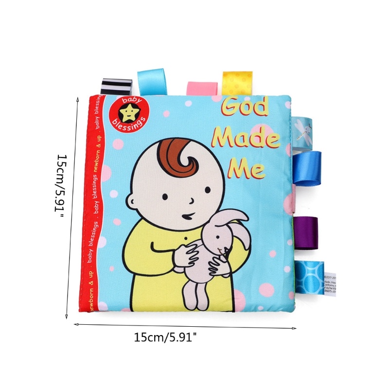 Sách Vải Mềm Mại Giáo Dục Sớm Cho Bé Phát Triển Trí Tuệ