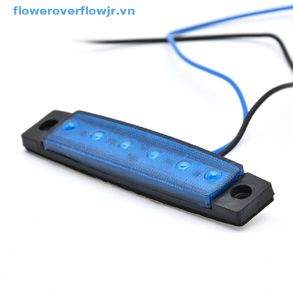 1 Đèn Tín Hiệu 6 Bóng Led 12V / 24V Cảnh Báo Cho Đuôi Xe Tải