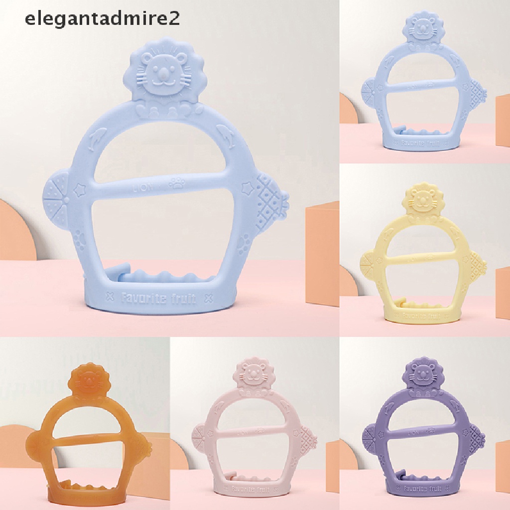 Đồ Chơi Ngậm Nướu Bằng Silicone Có Dây Đeo Cổ Tay Dành Cho Trẻ Sơ Sinh