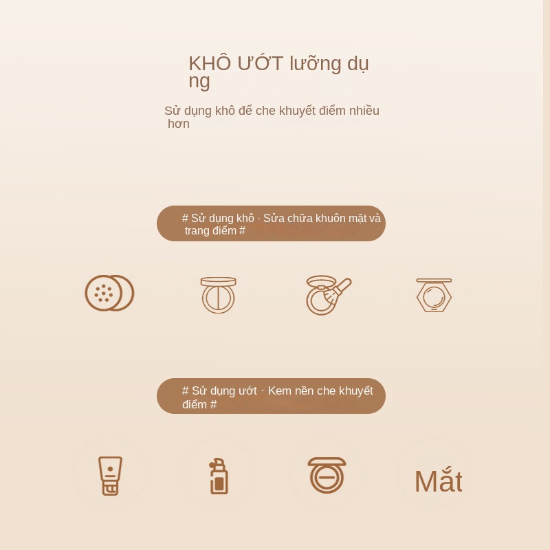 AMORTALS  Đệm Ngón Tay mini Hình Chùm Nho Che Khuyết Điểm Không Lỏng