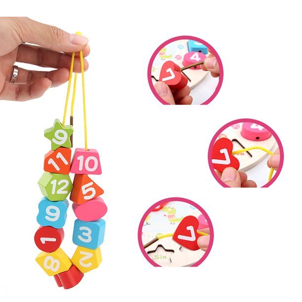 Đồ Chơi Lắp Ráp Hình Đồng Hồ Bằng Gỗ Nhiều Màu Sắc Bắt Mắt Sành Điệu