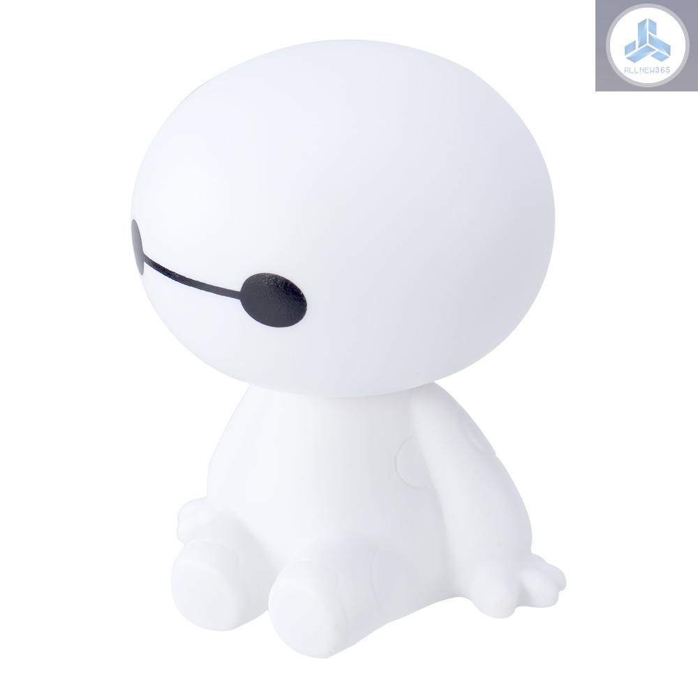 Cute Baymax Robot Shaking Head Doll Car Interior Decorations Cartoon Plastic Auto Decor Accessories