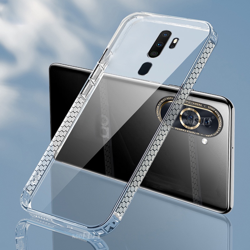 Ốp Điện Thoại TPU Dẻo Trong Suốt Chống Sốc Chống Trượt Cho OPPO A5 2020 A9 2020