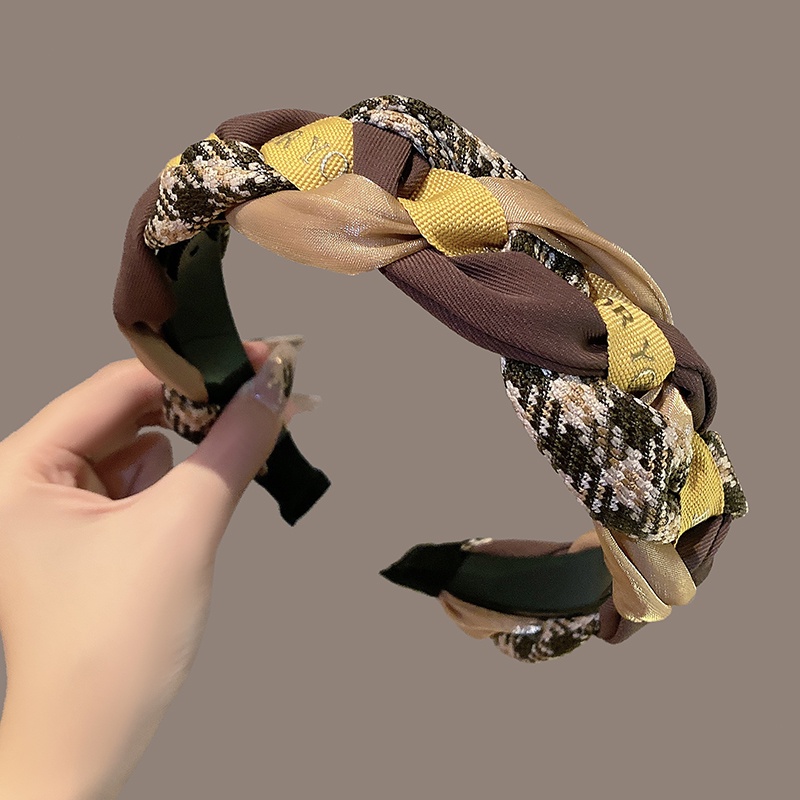 Băng Đô Cài Tóc Dạng Xoắn Phong Cách Vintage Hàn Quốc