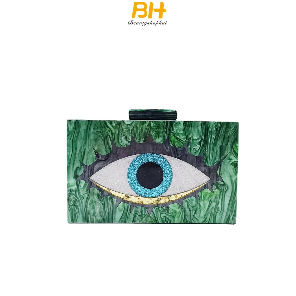 Túi Xách Đeo Chéo Dây Xích Chất Liệu Acrylic Mới 2023