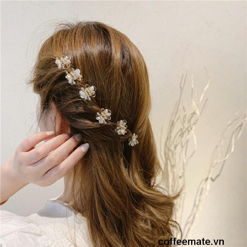 【coffeemate】⚡ Kẹp Tóc Hình Hoa Nhỏ Thời Trang Mới Cho Nữ